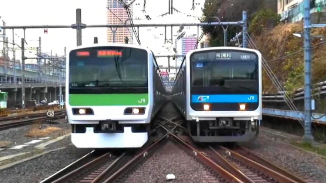 绝版！电车竞速时刻-山手线E231 VS 京滨东北线 209系