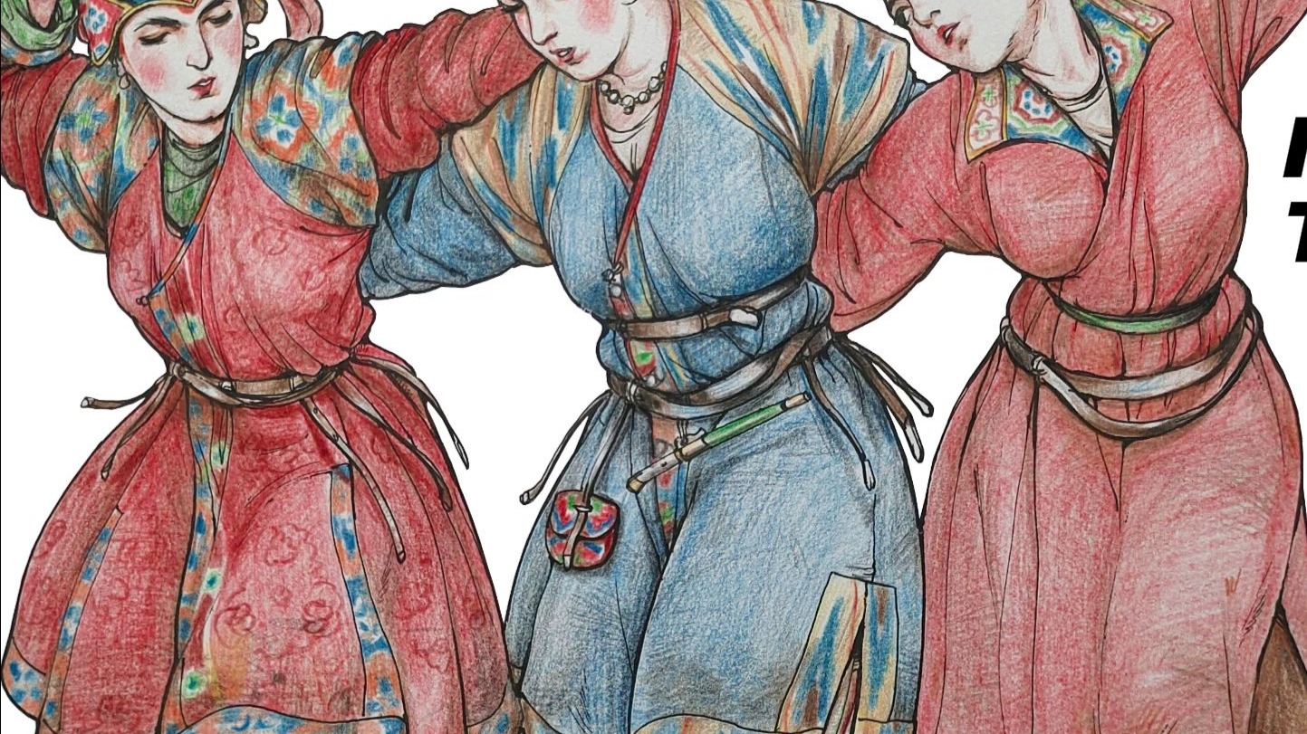 “在一声声的鼓点中，夜莲花开”《若夜莲花开（打击弹拨版）》