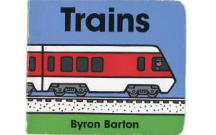 Trains By Byron Barton 经典儿童英文启蒙绘本 拜伦巴顿 交通工具系列