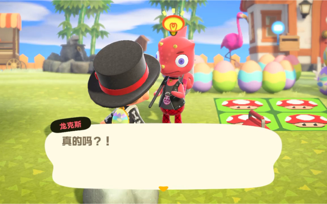 动物之森遇见虫子爱好者兼手办达人龙克斯