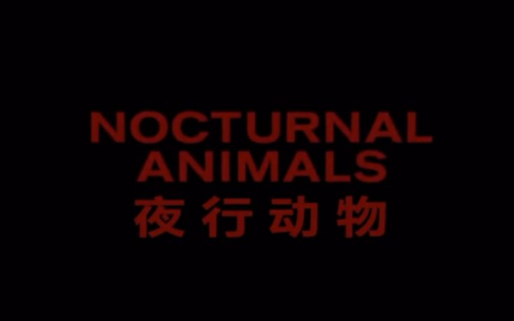 桃桃字幕组夜行动物nocturnalanimals2016双语预告片