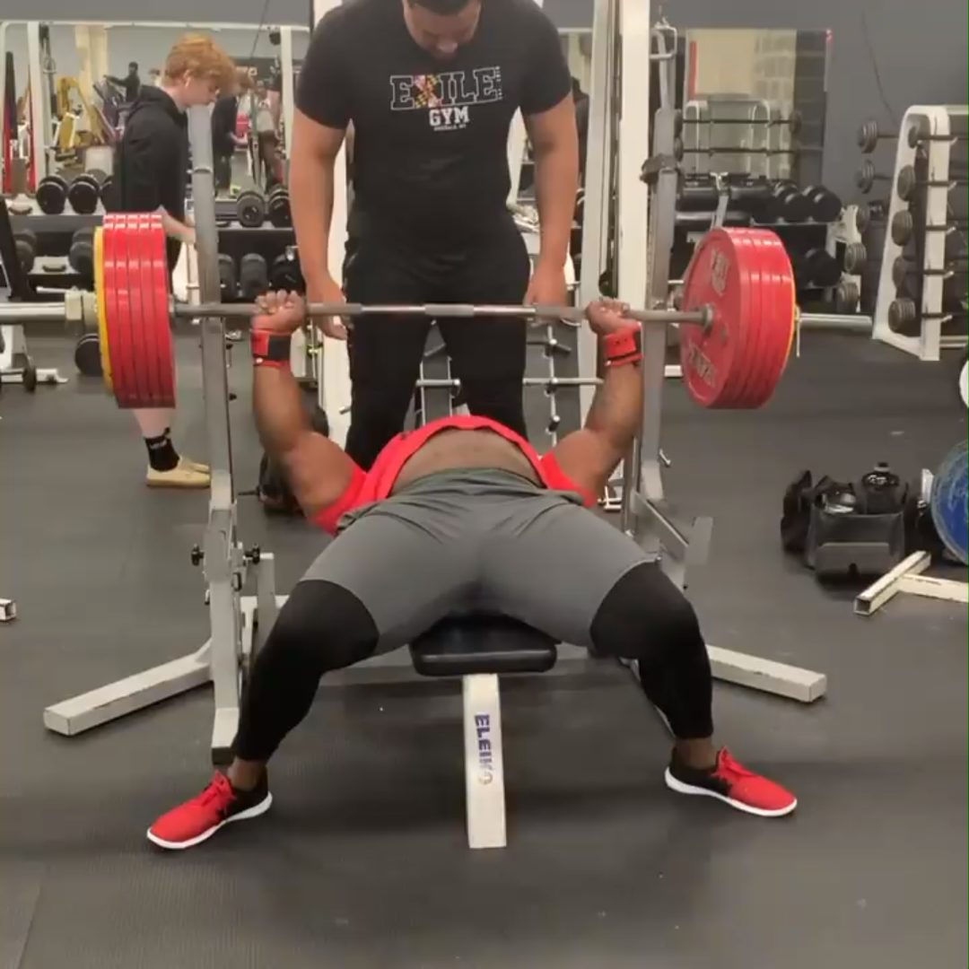 Johnnie Harris 卧推 307KG/678LBSx2_哔哩哔哩_bilibili