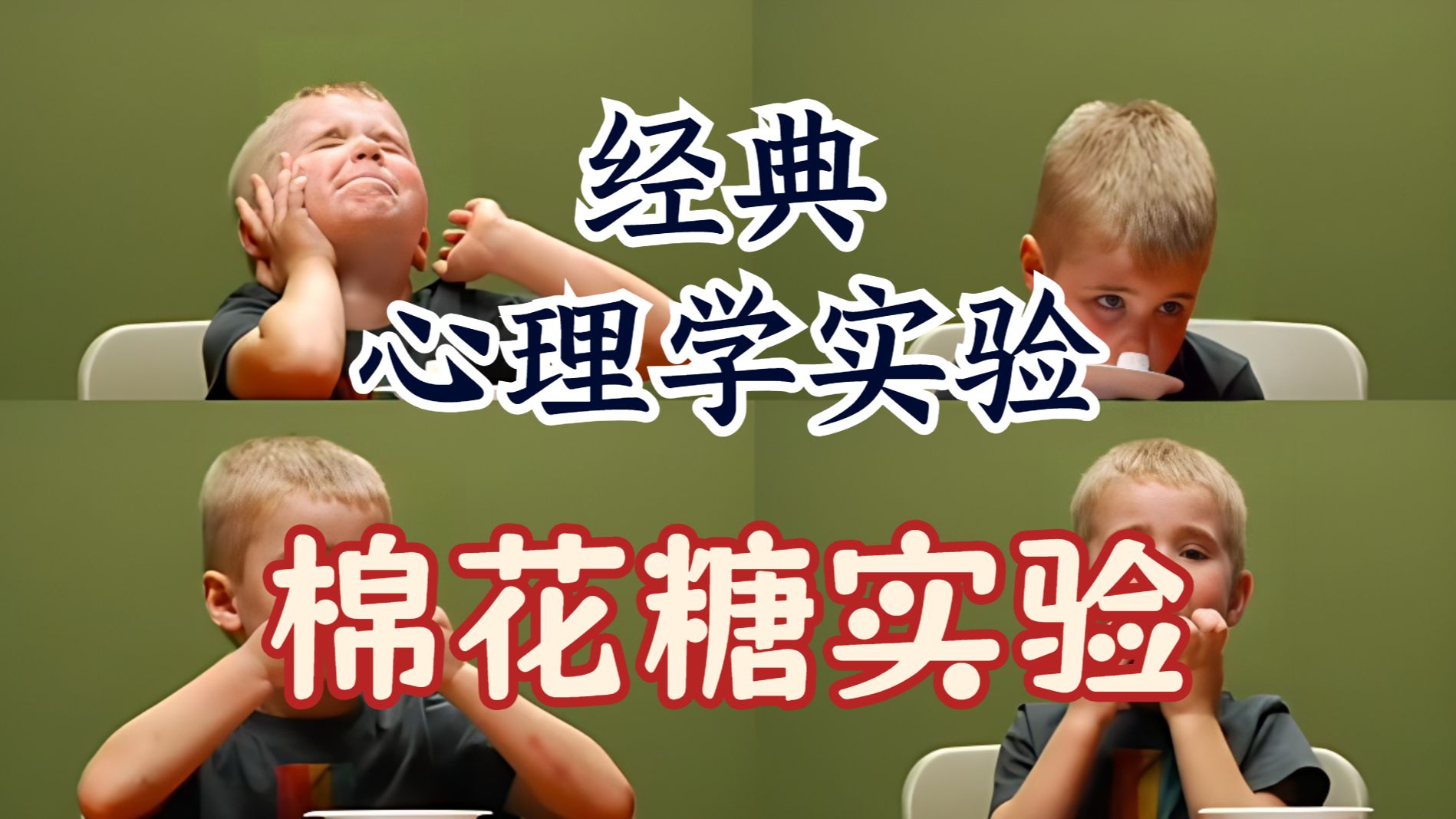 儿童发展心理学：棉花糖实验和延迟满足