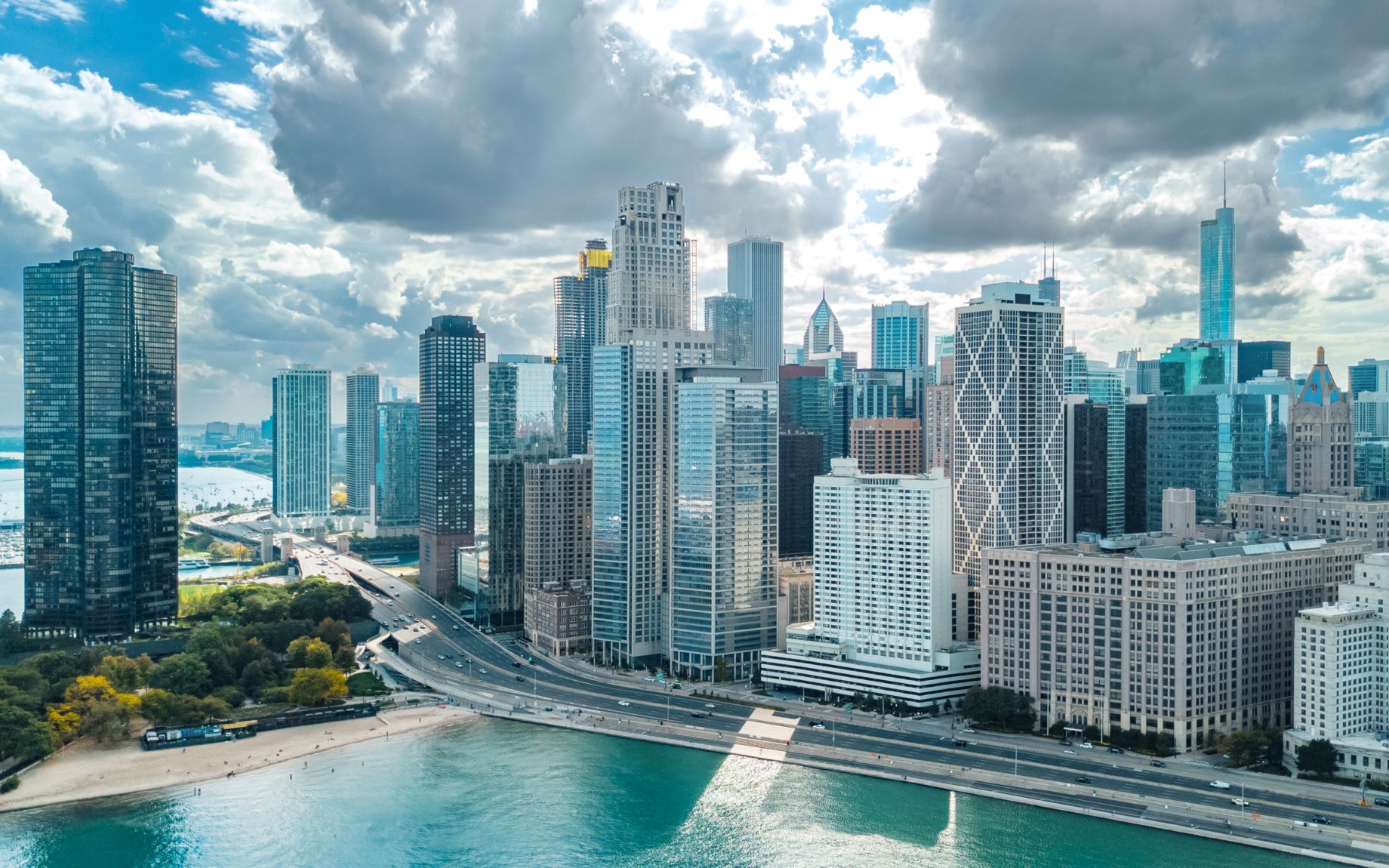 2021年8月全球期货中心、摩天鼻祖、风城——芝加哥（Chicago）最新航拍