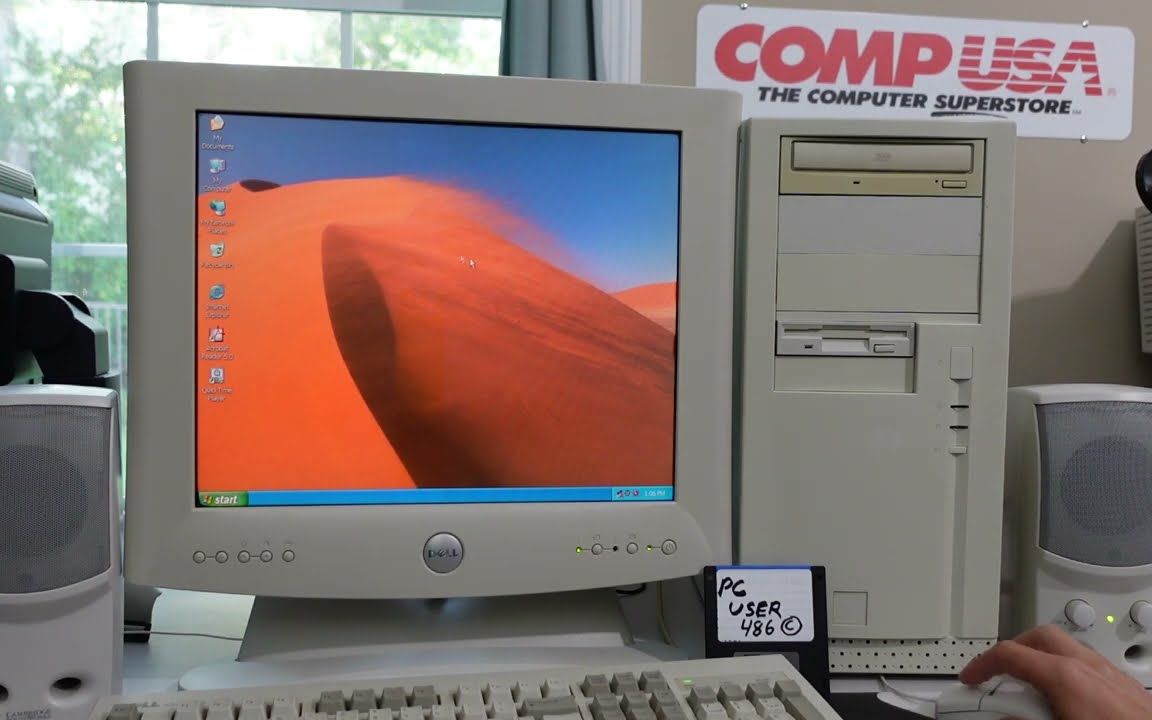 使用2004年的Windows XP计算机