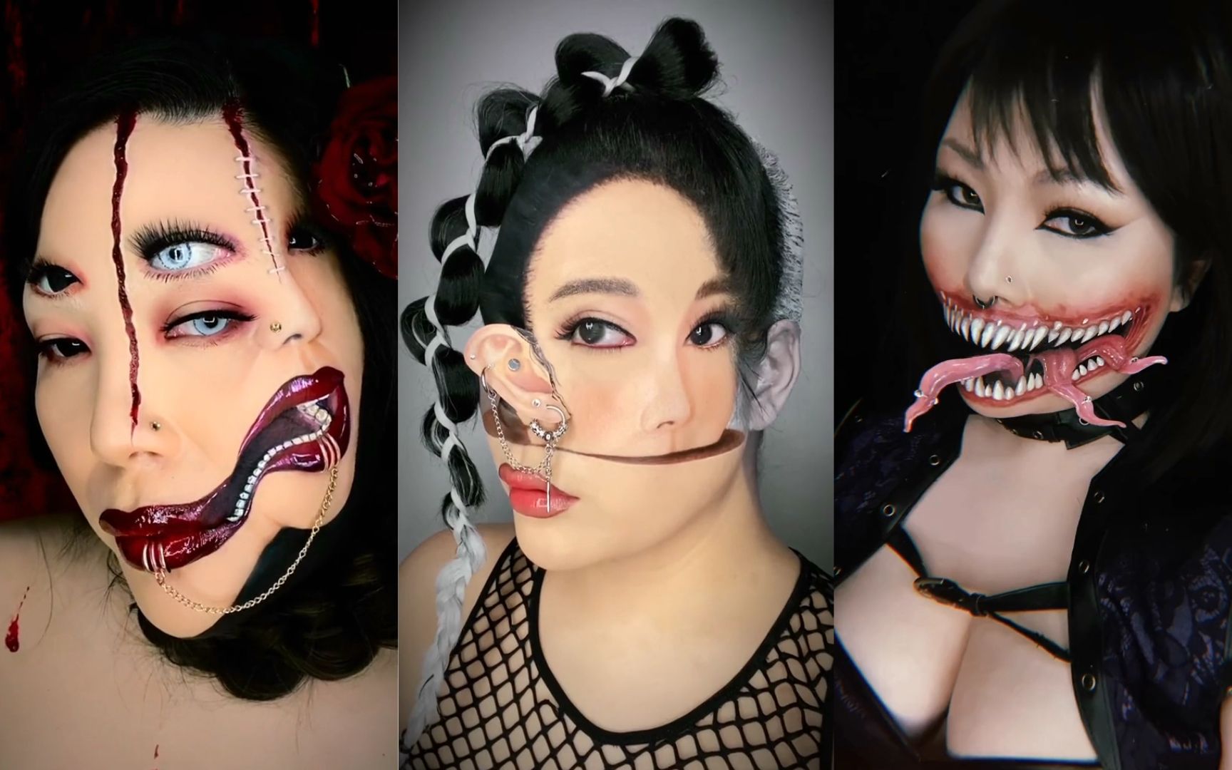 另类艺术：特效化妆师Mimi Choi的恐怖风妆容合集