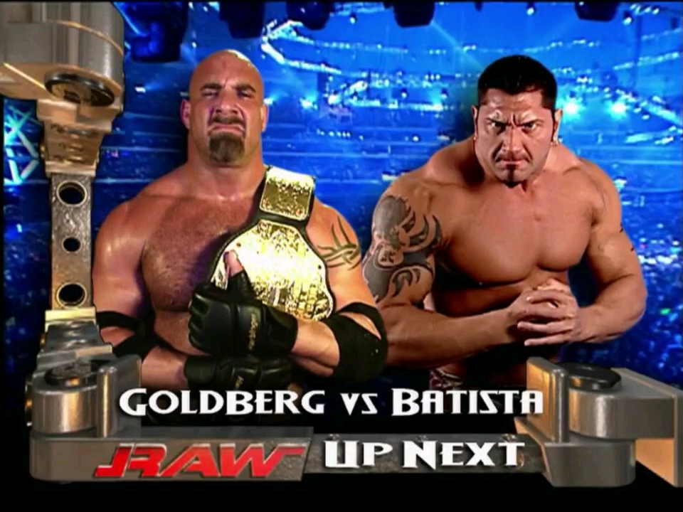 GOLD BERG vs Batista（2003周赛）