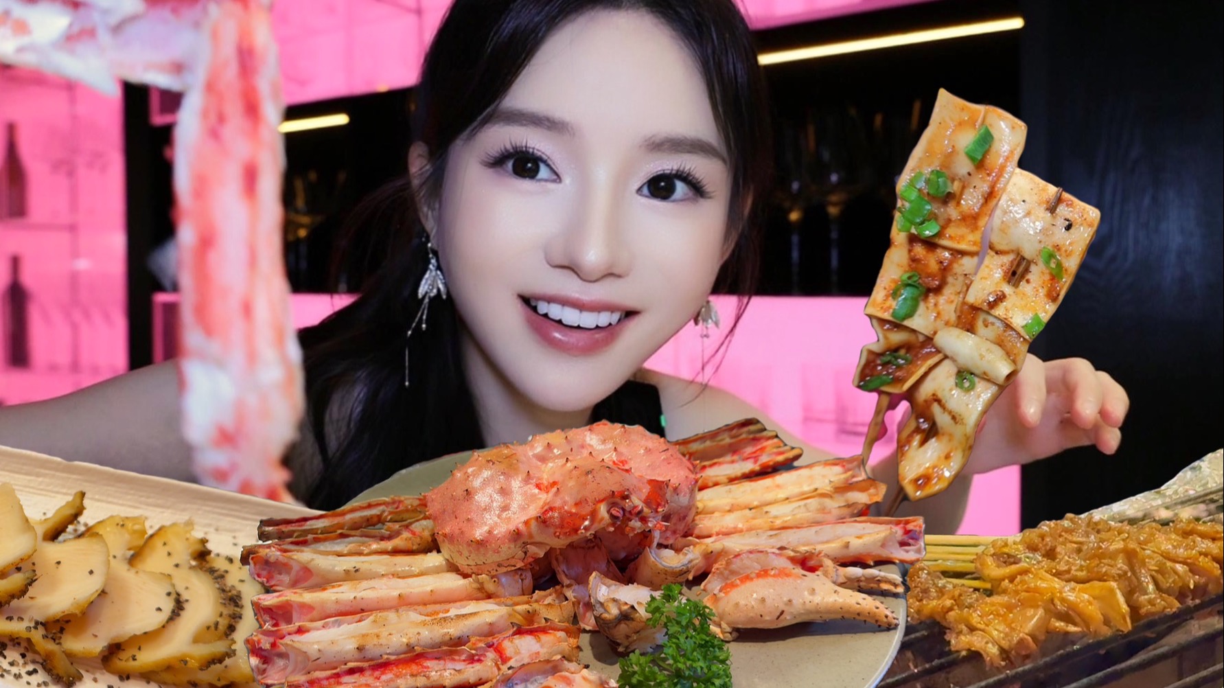 第一次尝试新颖的板前烧烤omakase，主厨说只要是串免费续加