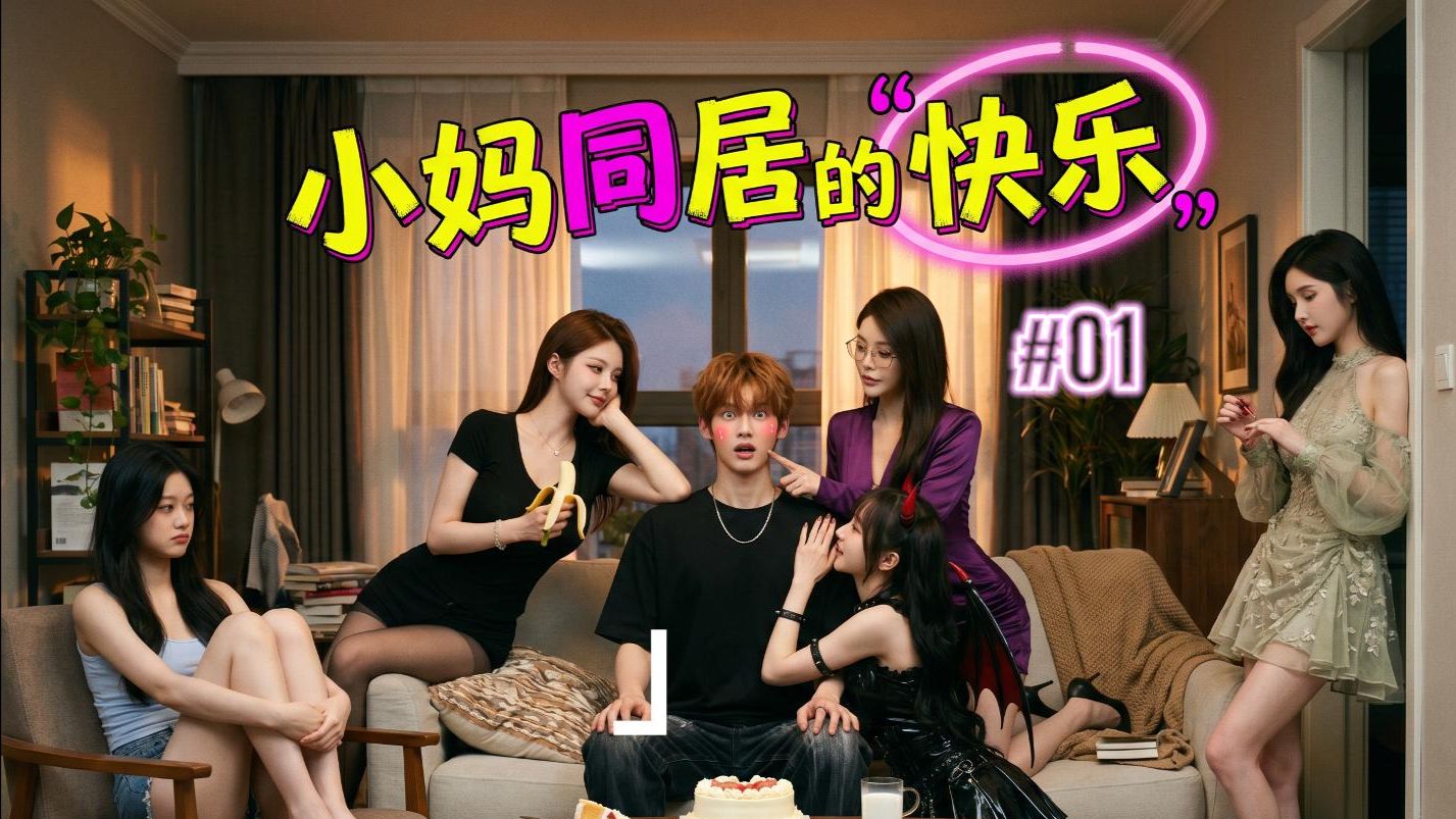 《小妈同居的快乐》#01 一觉起来，我被5个女人包围了