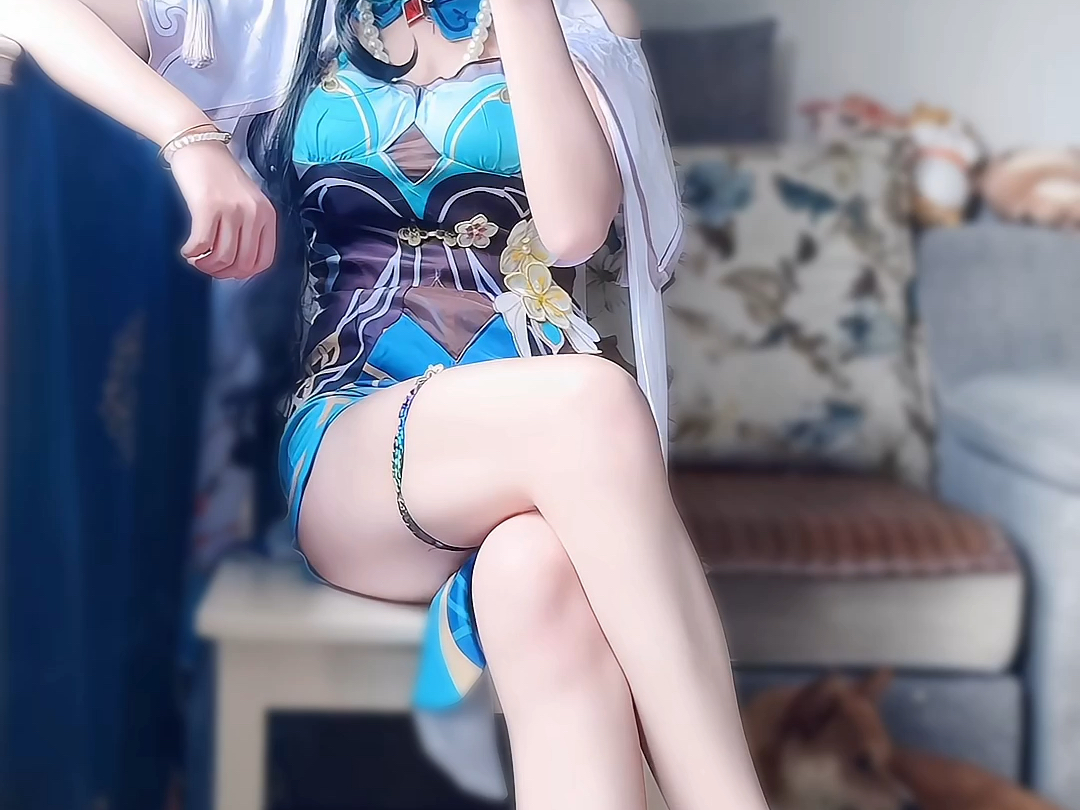 Why don't you be a good boy and bow down at my feet?