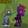 混混组合VS各种僵尸_植物大战僵尸2