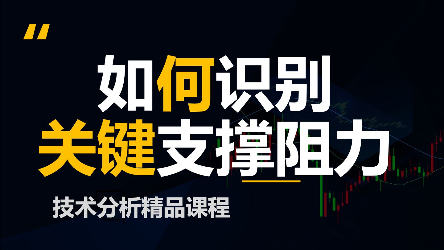 【价格行为学】关键支撑阻力,市场反转的本质