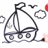 【简笔画】画只小船，带上彩虹一样的理想乘风破浪、扬帆起航——幻彩简笔画
