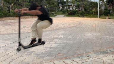 Bunny hop 海豚跳 基础招式 CSD动作教学 SCOOTER <em class="keyword">极限滑板车</em>