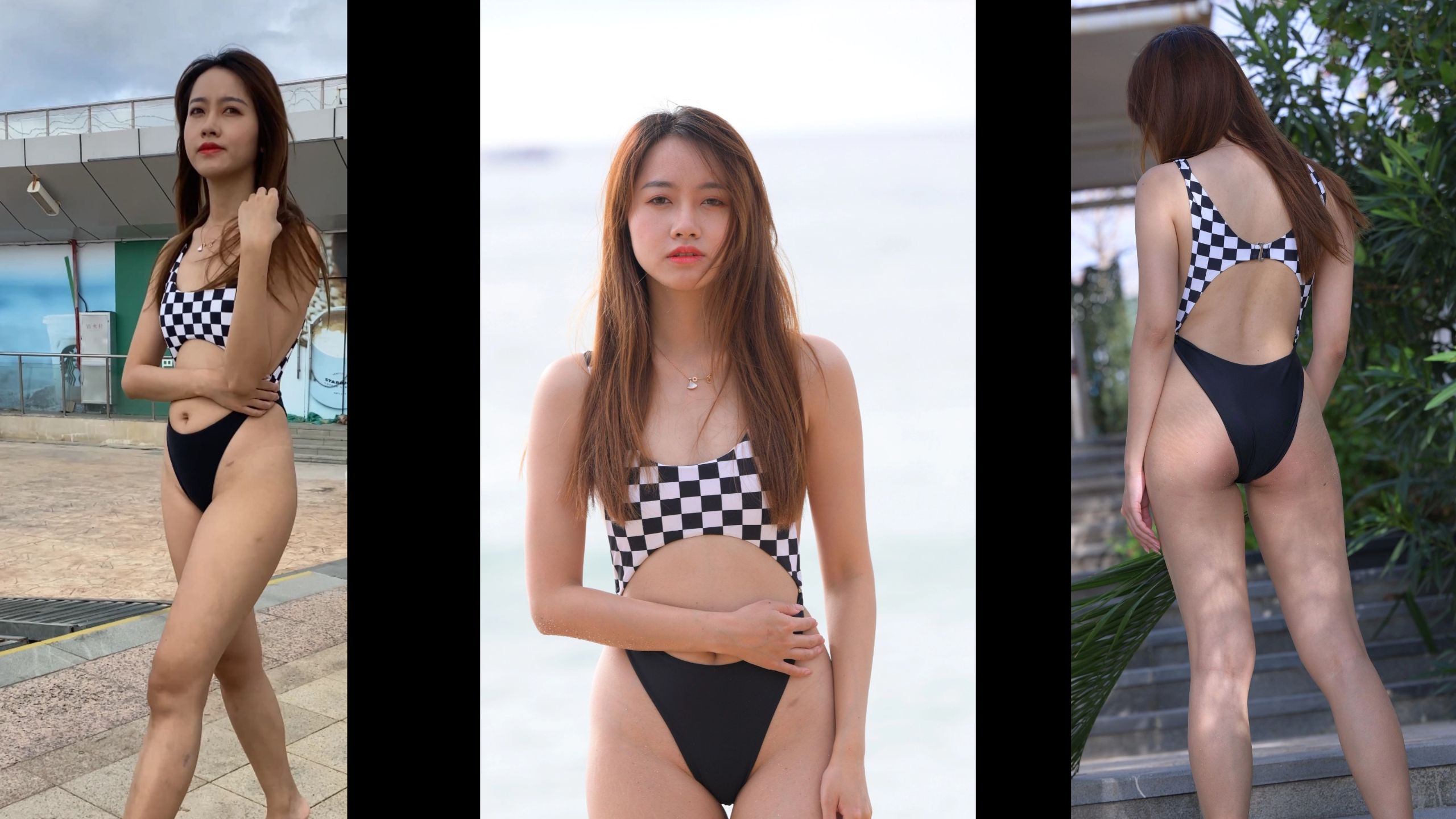 夏日泳装 赛车女郎 高跟鞋（无不良引导）