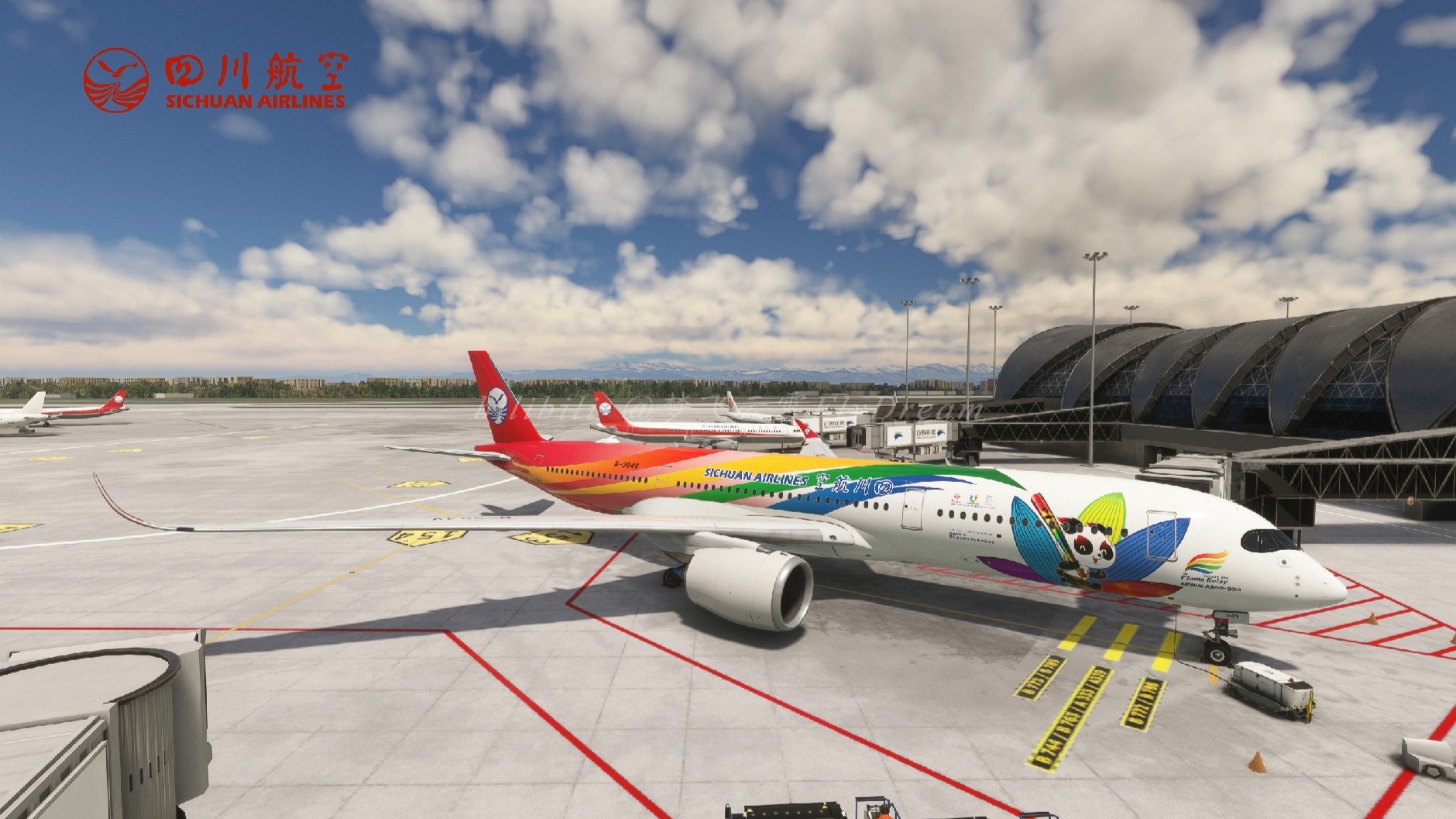 四川航空登机/落地音乐——《Snow Town》