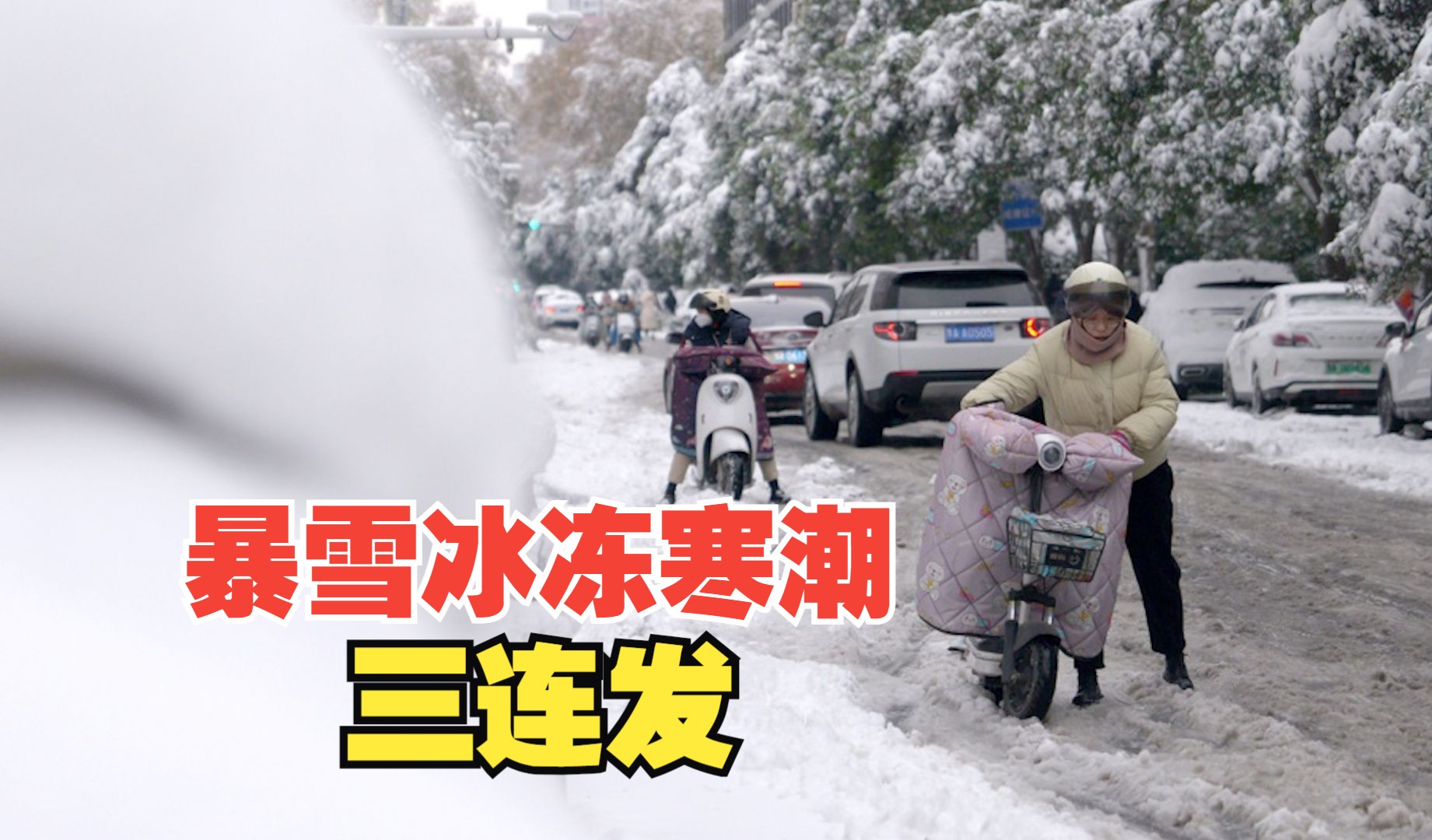 中央气象台暴雪冰冻寒潮三连发 全国进入速冻模式哔哩哔哩bilibili