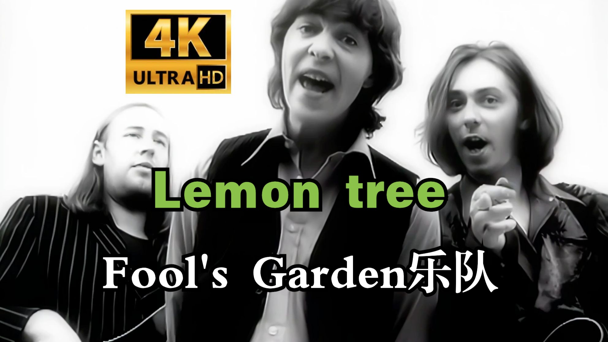 【4K 60FPS】Lemon tree—Fool's Garden乐队（1995）（双语字幕）（AI 高清修复）