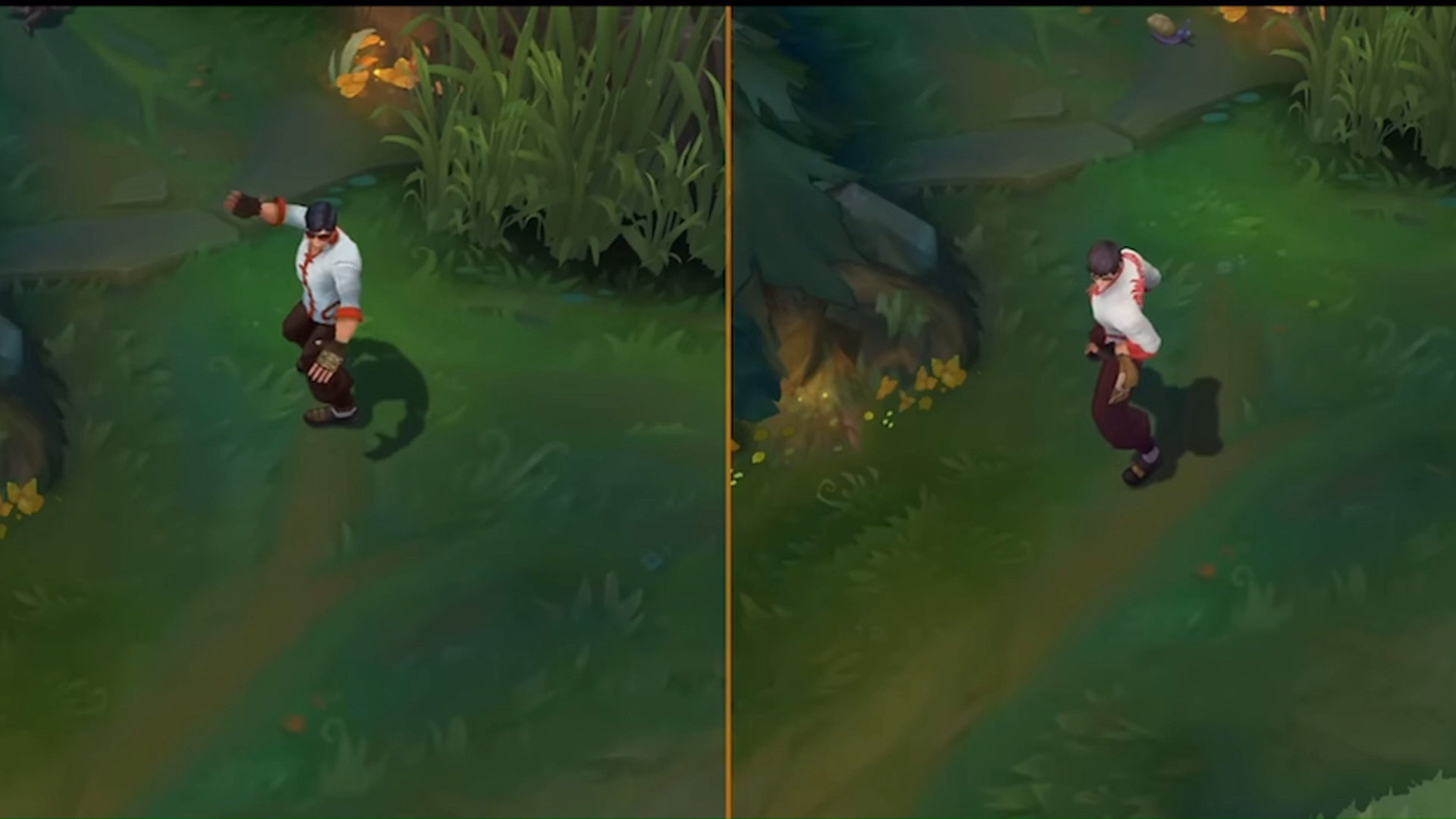 Blind Full Skin Changes Before and After