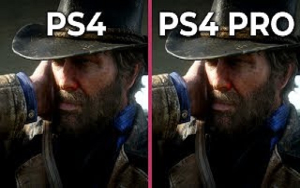《荒野大镖客：救赎2》 – PS4 vs. PS4 Pro 画面对比&帧数测试
