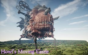 搬运 Minecraft 延时摄影 哈尔的移动城堡 哔哩哔哩 つロ干杯 Bilibili