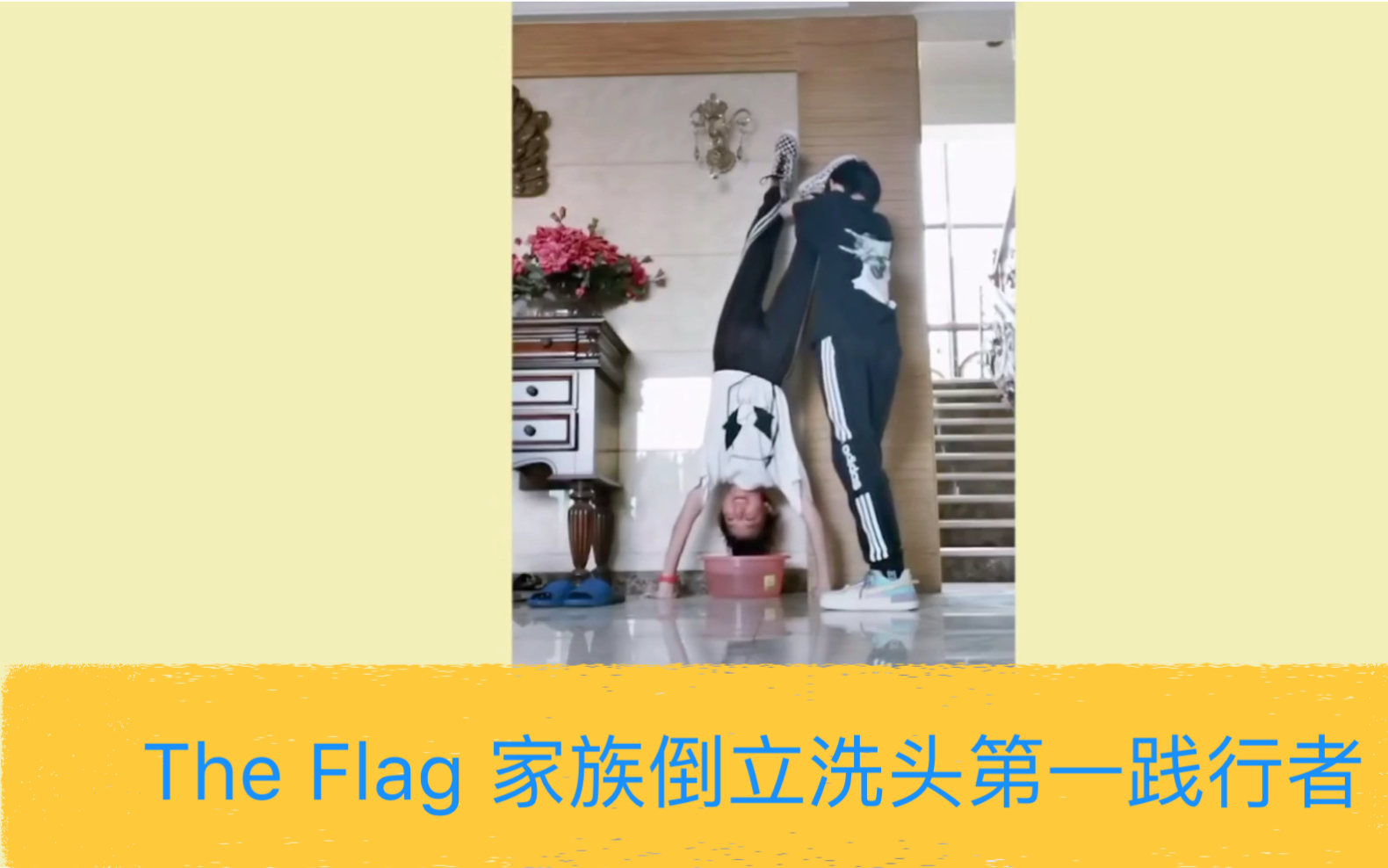 tf家族张泽禹还是小孩好骗theflag家族倒立洗头第一践行者手动圈出刘