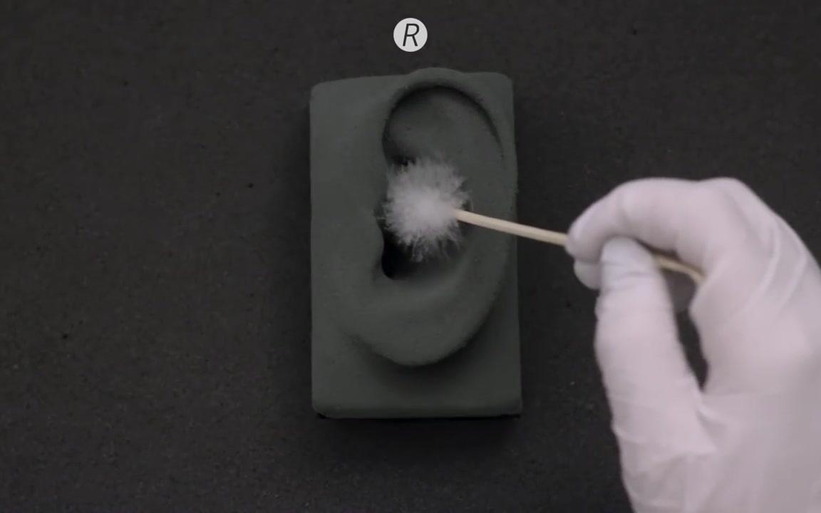 asmr floral foam ear cleaning no talking 饼干craacker asmr花泥