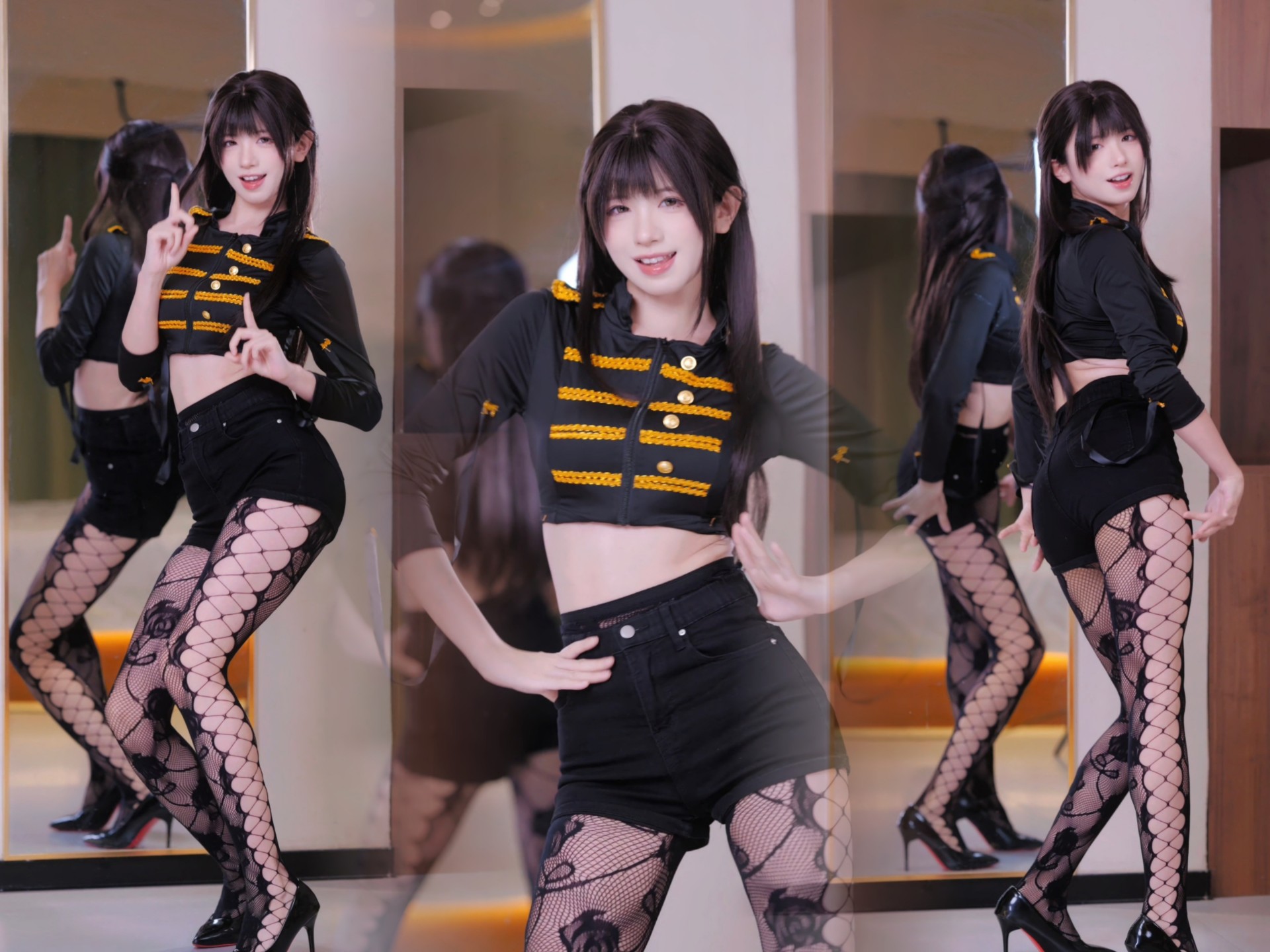 红底配网袜太疯狂了 《SO CRAZY》