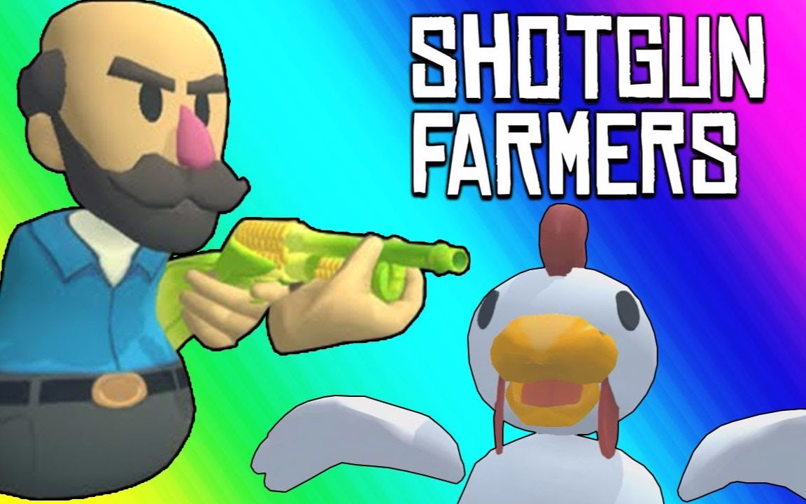 【vanossgaming】shotgun farmers funny moments - get the chicken!