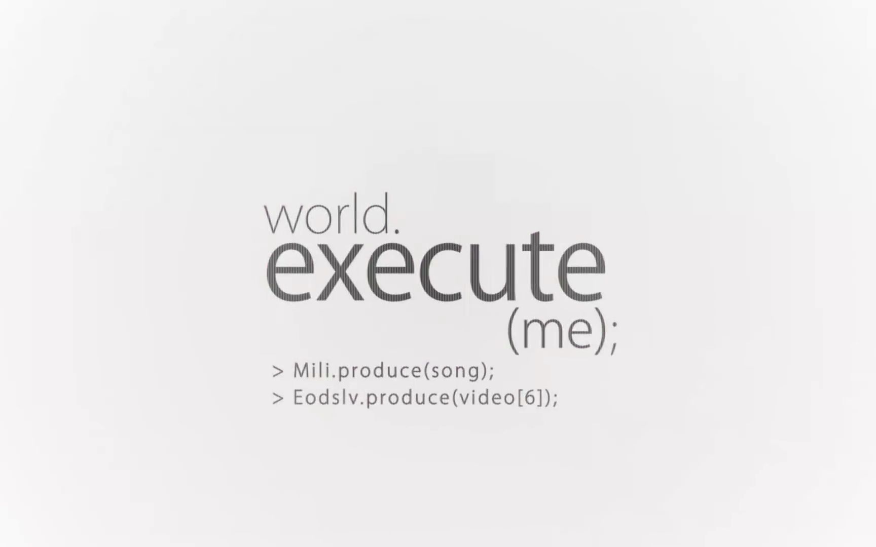 【Eodslv】world.execute(me);（完整版）【同人PV】