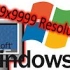 这将令你大吃一惊!如果把Windows XP设置为9999*9999分辨率会发生什么?