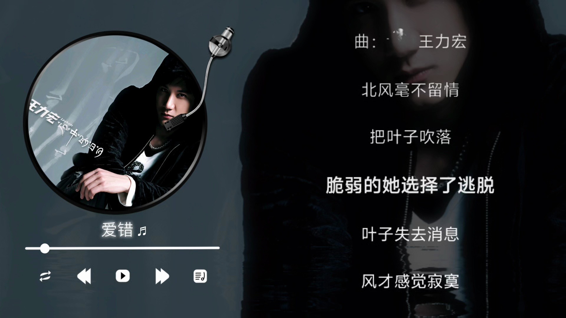 王力宏-爱错（伴奏）