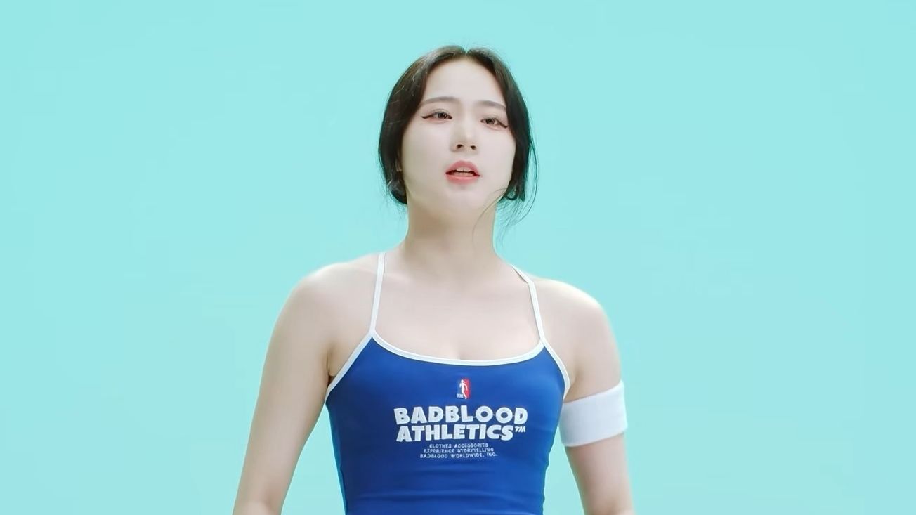 郑仁 short hair 深蓝