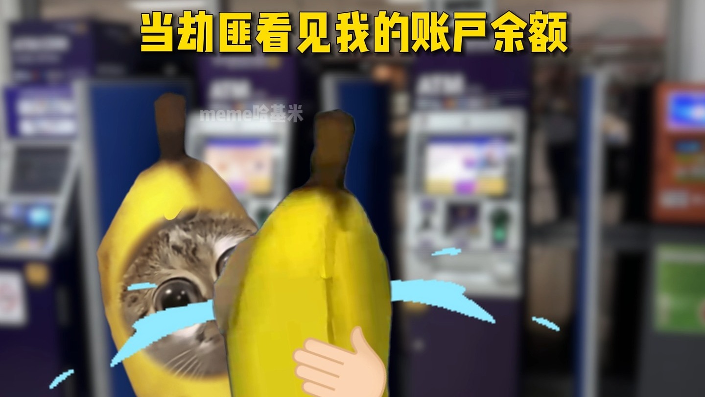 “当劫匪看见我的账户余额”