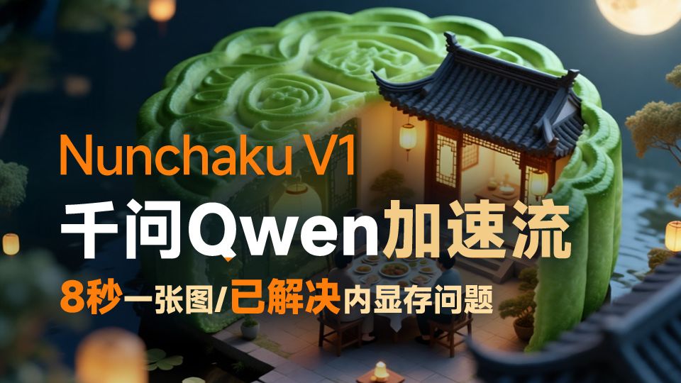 千问Qwen nunchaku加速工作流