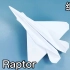 【折纸】造型炫酷的“F-22战斗机”折纸，飞行灵敏精准，折法并不难。