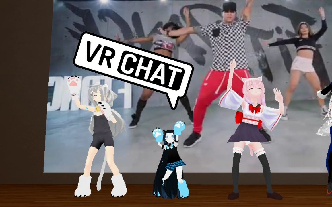 猫跃vrchat直播跳justdance尬舞部分20191123