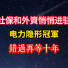 社保和外資悄悄进驻，电力隐形冠军浮出水面