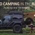 【Solo Camping】带着狗狗自驾穿过山林小溪露营，恰逢小雨，一个人悠然自得。
