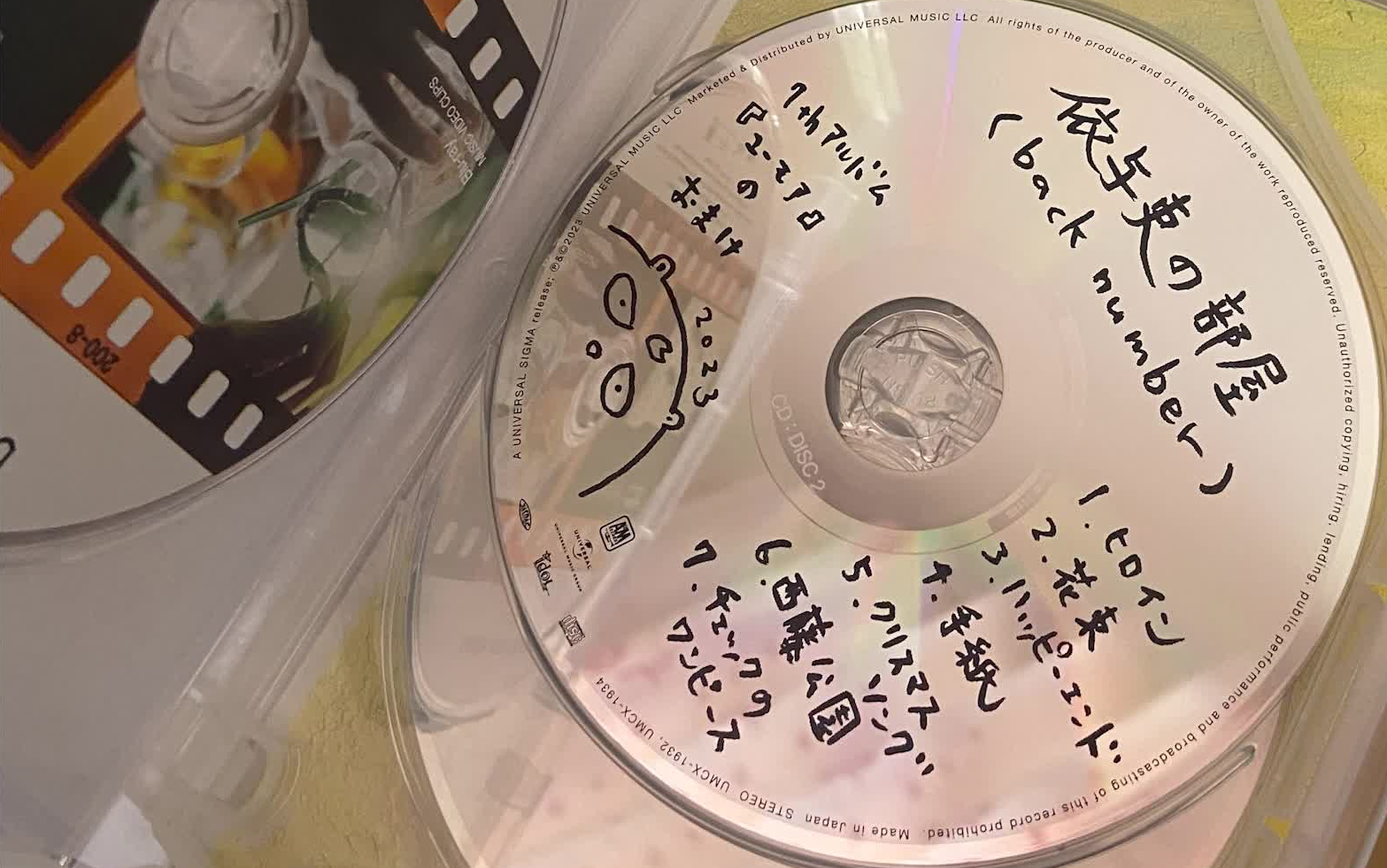 BACK NUMBER - back number [清水依与吏 弾き語りCD "依与吏の部屋"] back number [清水依与吏 弾き語りCD 