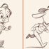 （动画技法）动画中卡通角色正常跑步的基本规律～～（注意：1，正常跑步时手臂摆动的幅度不要太大哦，否则会跳动，自然摆动即可