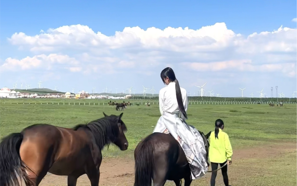 [sakura] The sky and grassland without filters