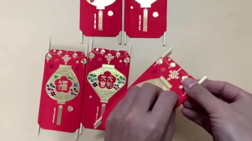 过年红包不要丢，简单几步做个元宵节灯笼，手工折纸视频教程