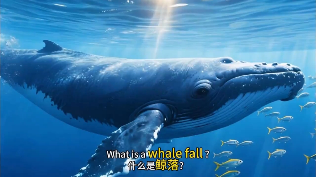 鲸落万物生 人教八上unit3a拓展视频