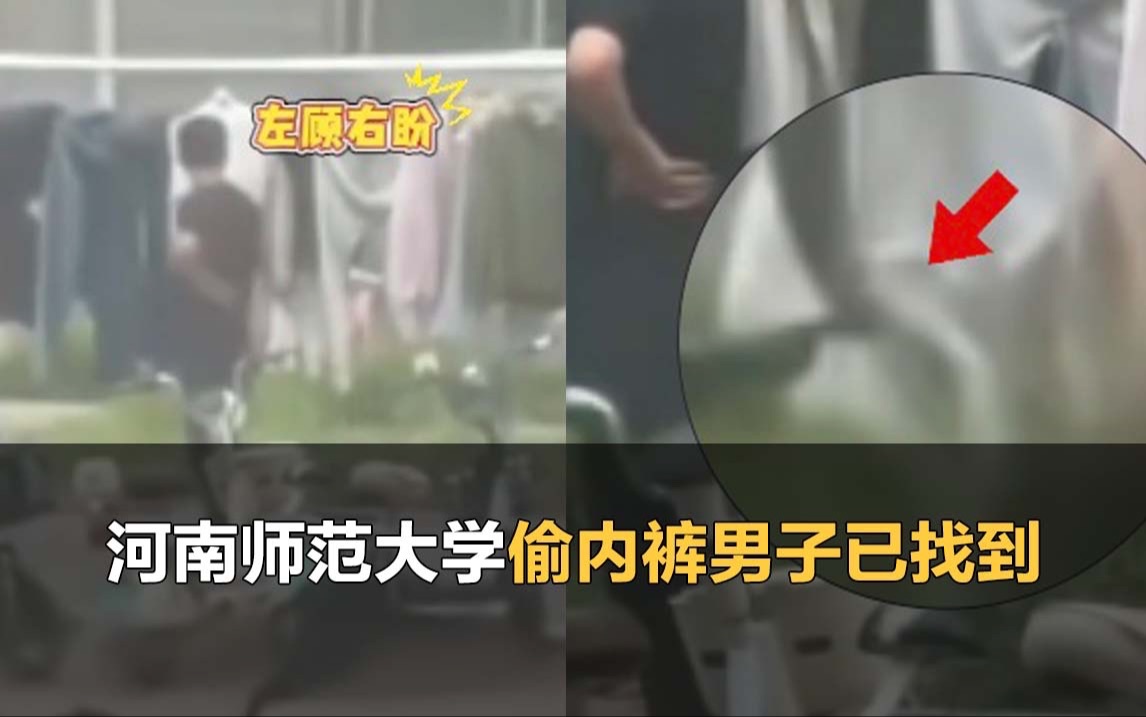 河南师范大学男子偷女生内裤,校方:涉事男子已找到哔哩哔哩bilibili