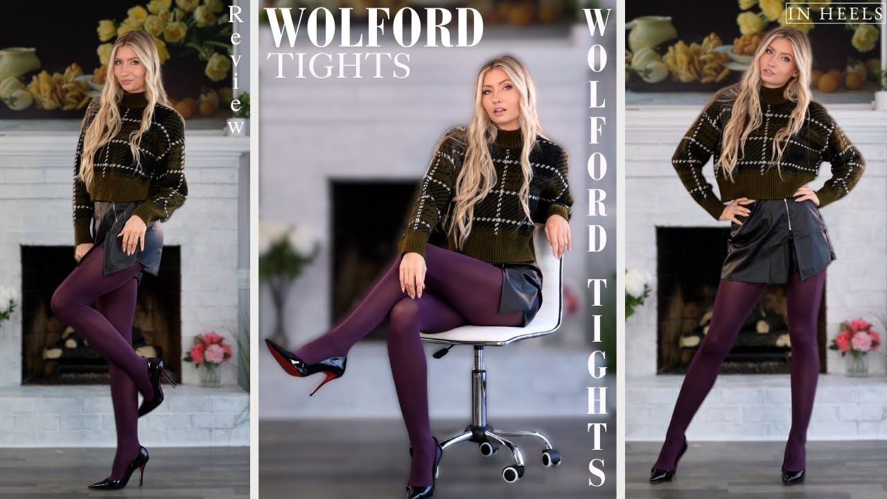 试穿 Wolford Velvet De Luxe 紫色款连裤袜！｜是惊艳还是踩雷？🤔 | 作者：Emma Sirus