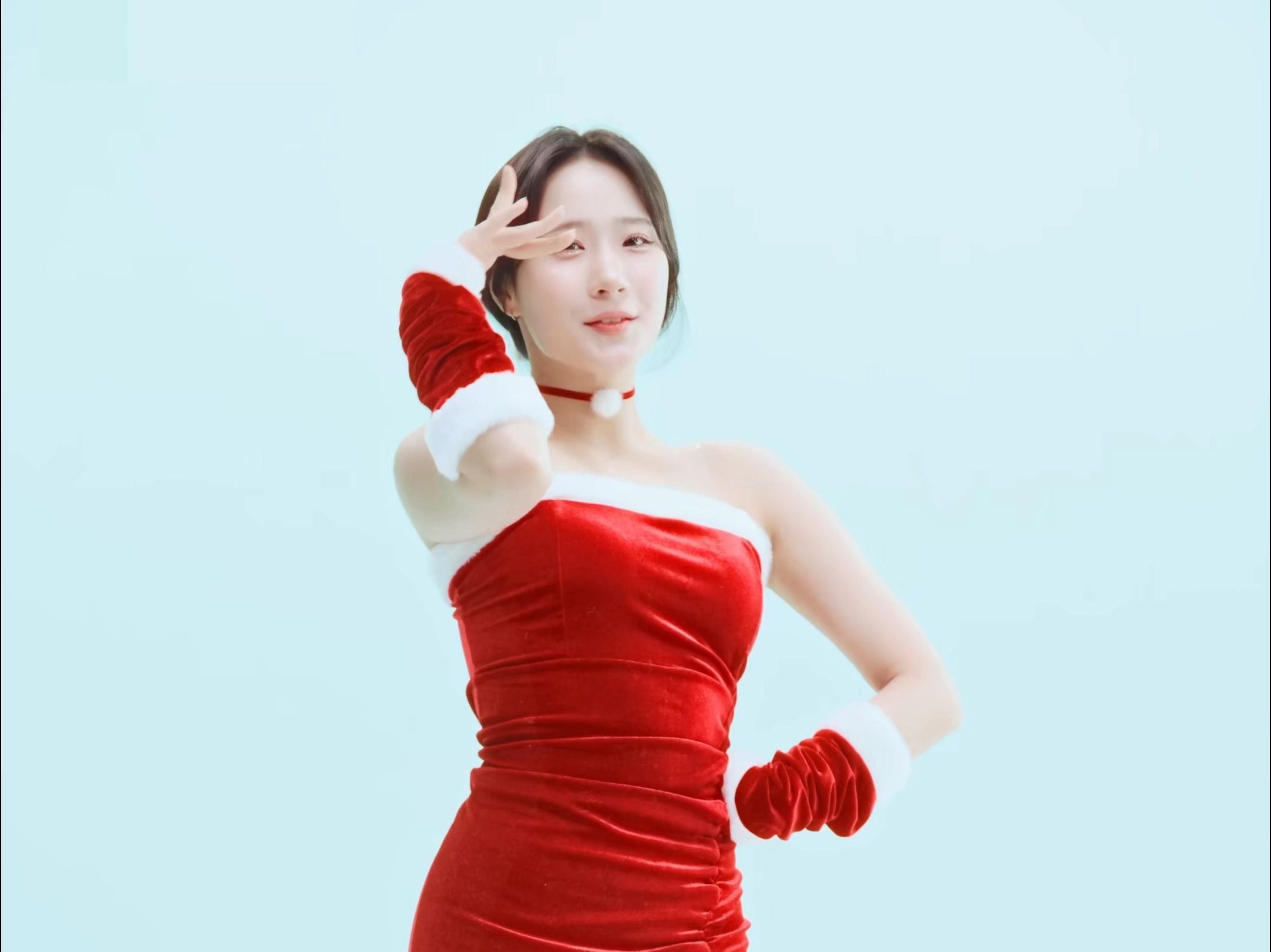 郑仁 Twinkle 23圣诞服 竖屏