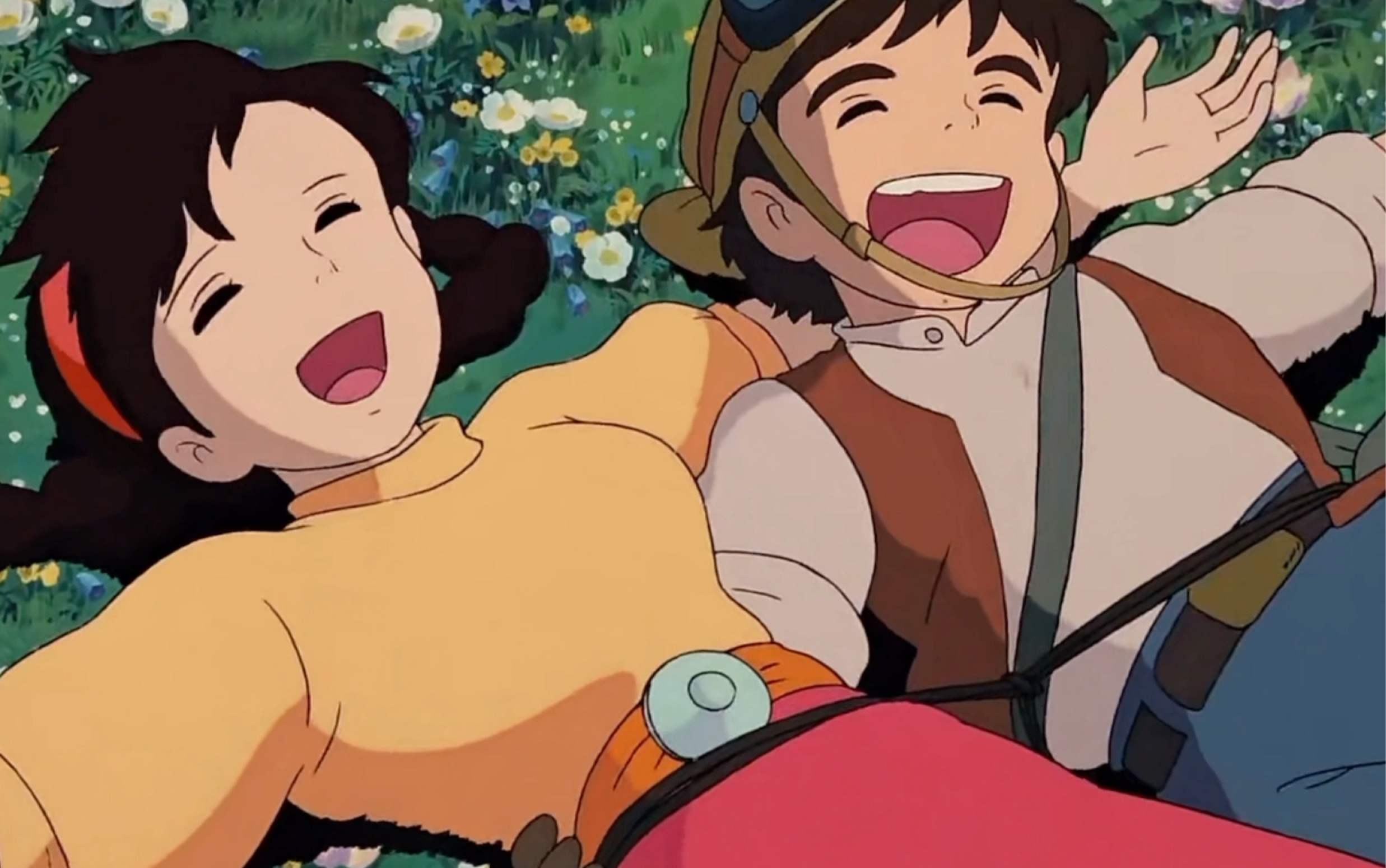 “开心的时候要大声笑啊”“我们一起大声笑吧，可怕的东西就会跑光光啦”宫崎骏电影的笑声合集