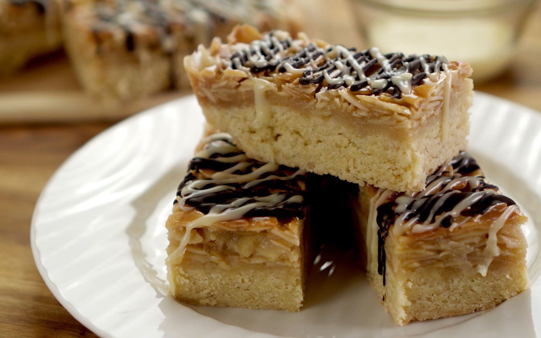 Almond Florentine Bars 杏仁排德一Lzbowf学习哔哩哔哩视频