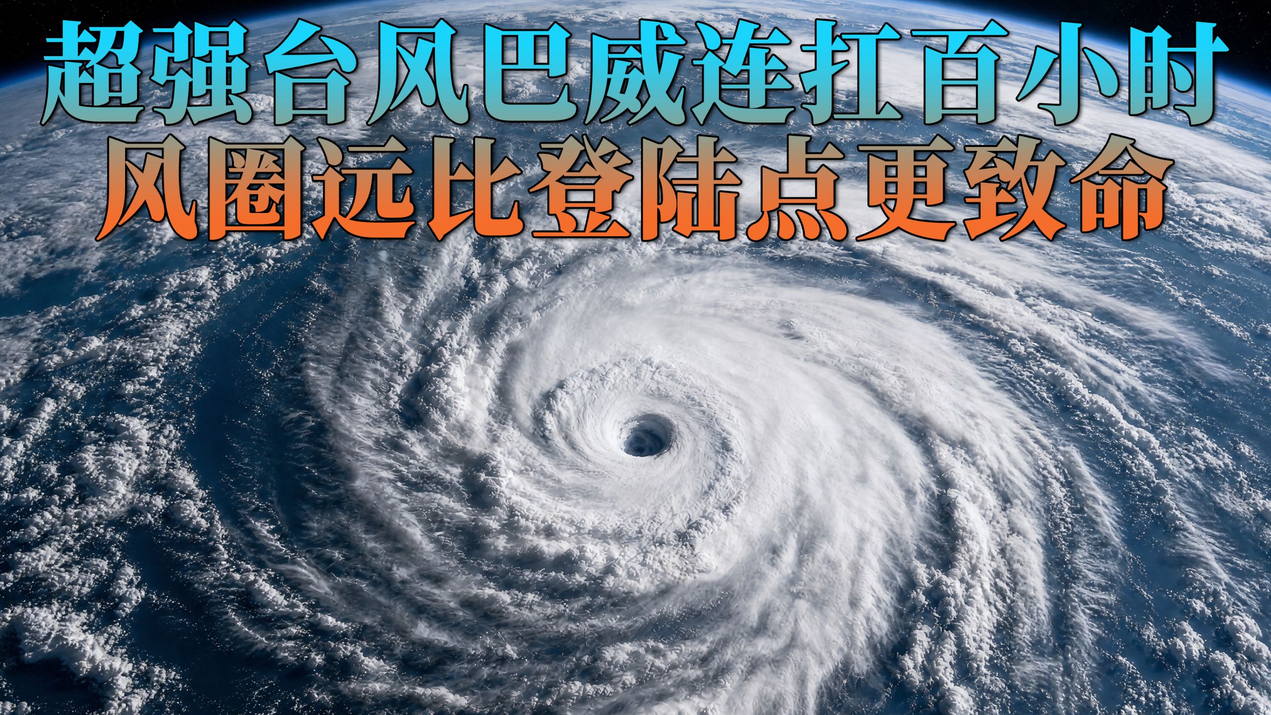 超强台风巴威已维持超强级别100多小时，风圈范围比登陆点更值得关注！